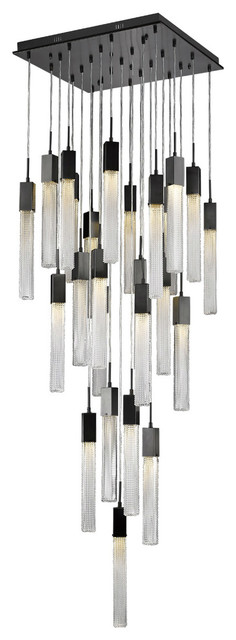 Gek wapenkamer toekomst Pendants 25 Light Fixtures With Dark Bronze Finish GU10 Bulb Type 28" 150  Watts - Contemporary - Pendant Lighting - by Rlalighting | Houzz
