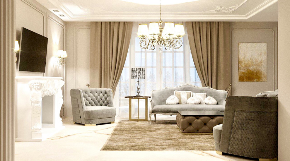 Классические решения интерьера частного дома в МО. Какой вариант интереснее?