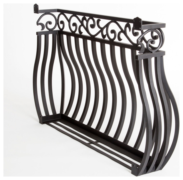 Bellisimo Faux Balcony, 36"l X 42"h Mediterranean Outdoor Decor