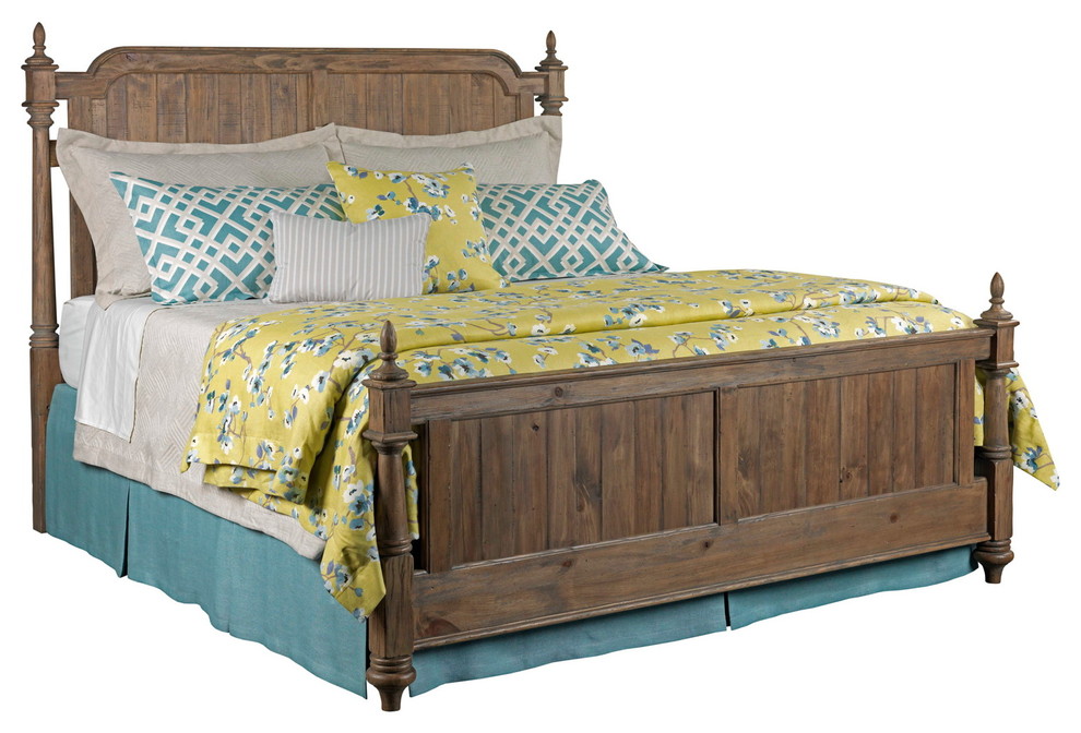 Kincaid Weatherford Westland King Poster Bed, Gray Heather