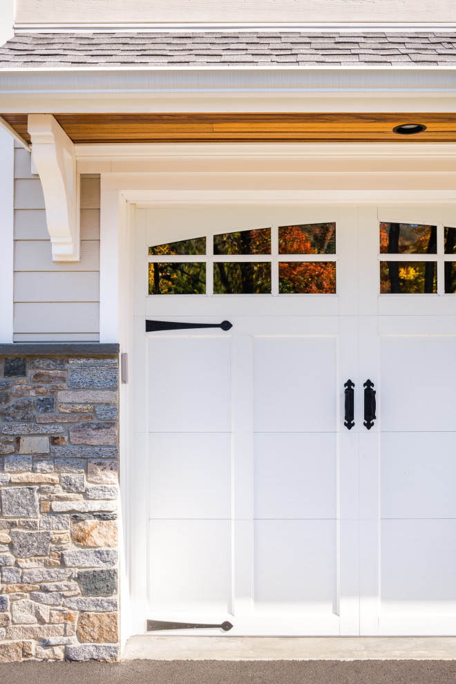 Garage - transitional garage idea in New York