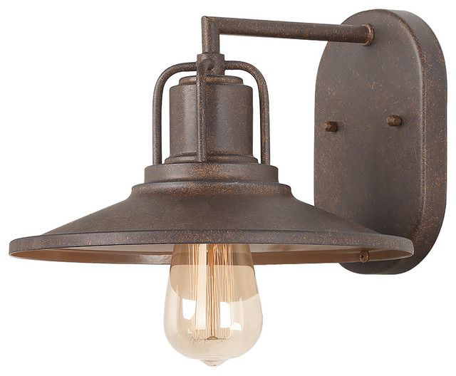 LNC 1Light Wall Sconces Rust Outdoor Wall Lamps Industrial Wall Lights