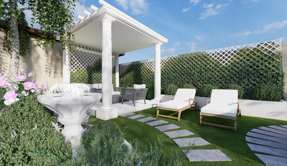 Ландшафтный дизайн участка площадью 1 сотка