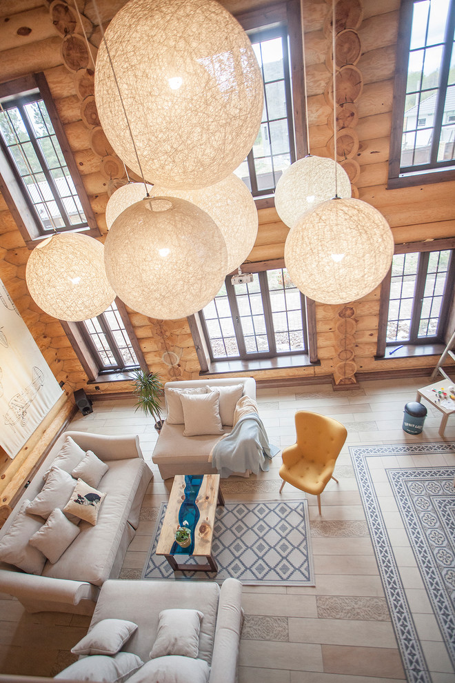 Второй свет в бревенчатом доме