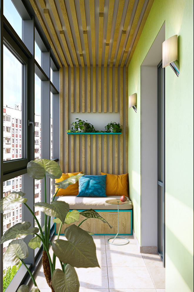 Квартира с нотками бирюзы