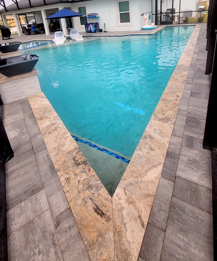 Geometric Pool in The Villages, Florida