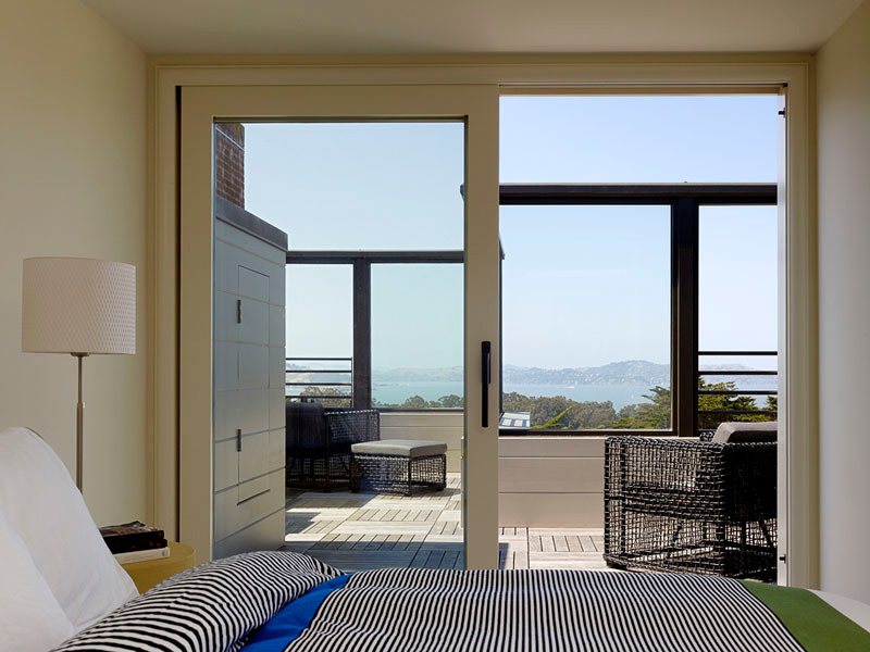 This is an example of a mid-sized contemporary guest bedroom in San Francisco.