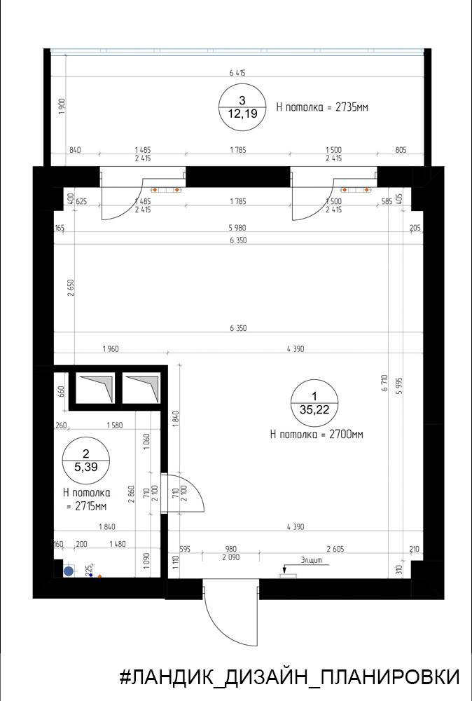 Студия для девушки с хорошим вкусом