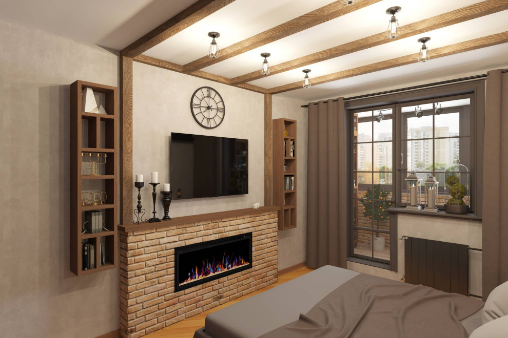 Трехкомнатная квартира 75м2 в стиле лофт, в доме серии П-3