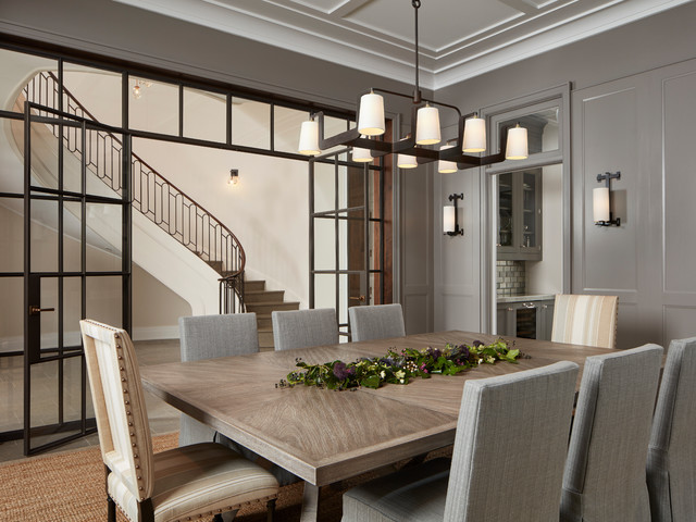 Lincoln Park Transitional classique-salle-a-manger
