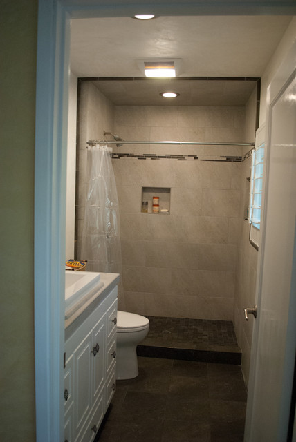 Small Bathroom Tile Design Traditional San Francisco By Innovative Houzz Ie - Mobile Home Bathroom Decorating Ideas