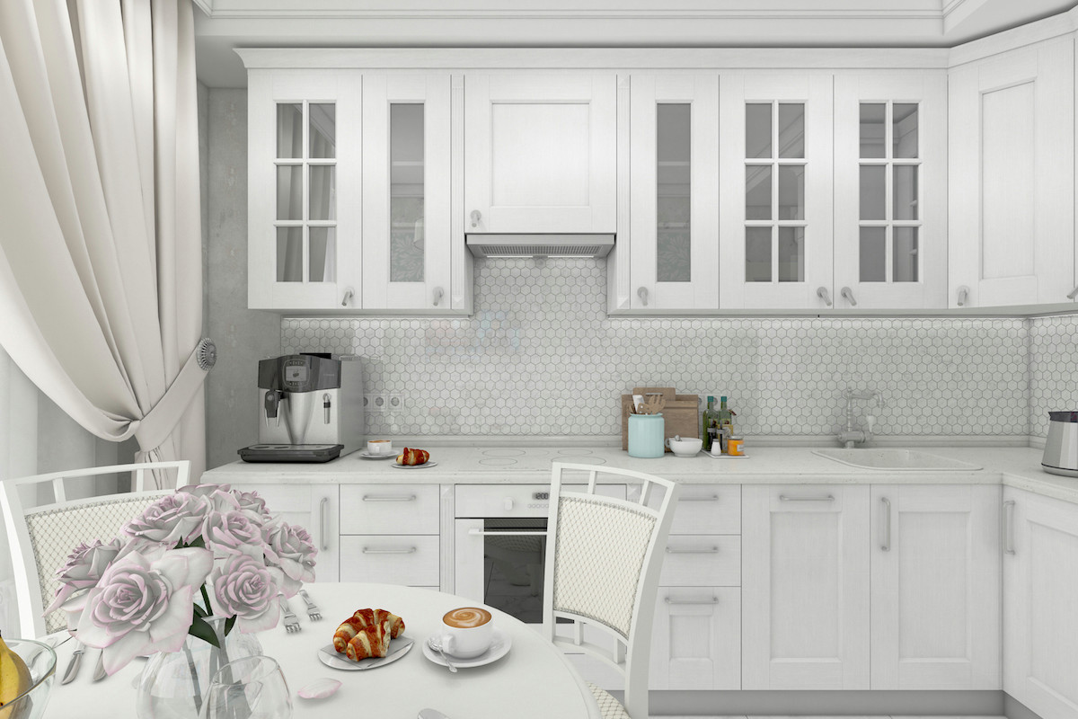 Дизайн кухни-столовой