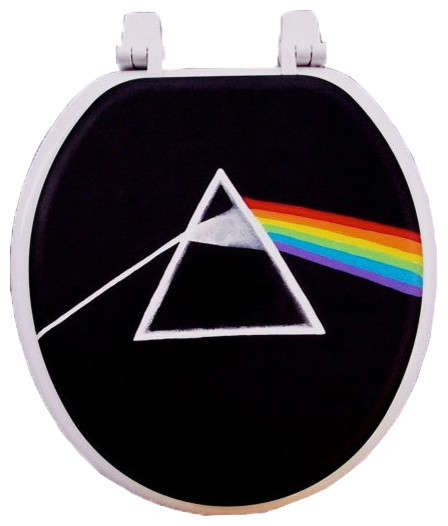 Pink Floyd Hand Painted Toilet Seat, Standard