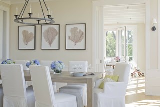 Dining room, watch hill beach-style-dining-room