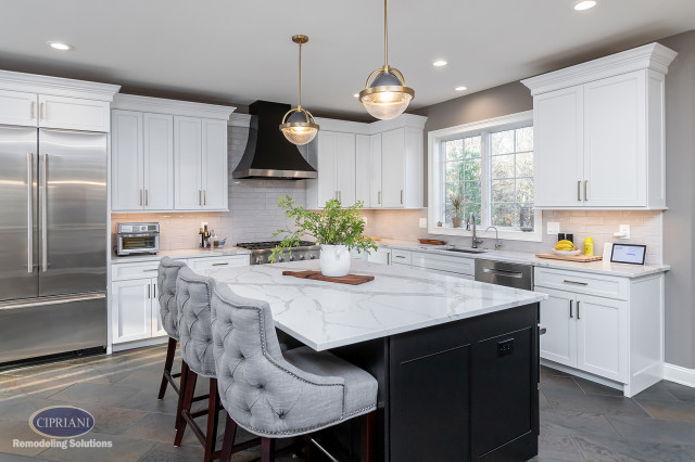 Moorestown Kitchen and Bath Remodel contemporaneo-cocina