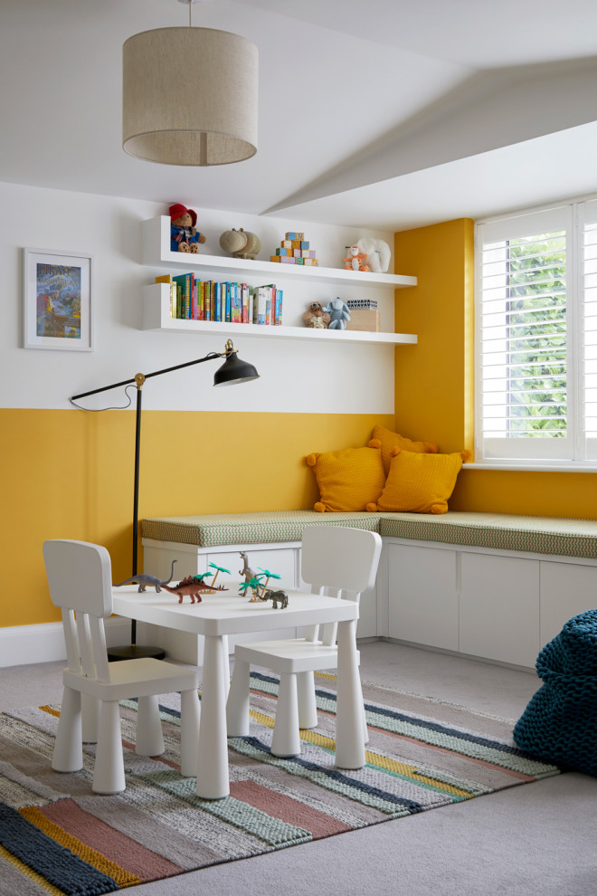 This is an example of a contemporary kids' room in Surrey.