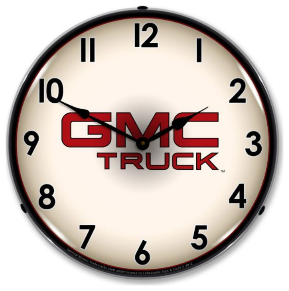 GM1112351 GMC Truck Clock Contemporary Wall Clocks by VirVentures