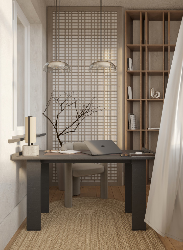 Дизайн-проект лоджии в стиле Джапанди