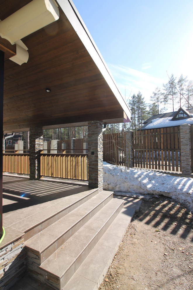 Срубовой коттедж в Рощино