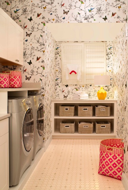 Urban Organic transitional-laundry-room