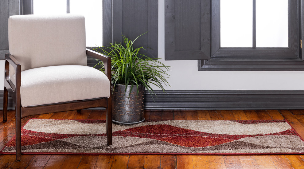 Unique Loom Autumn Plantation Rug, 2'x6' Contemporary Hall And