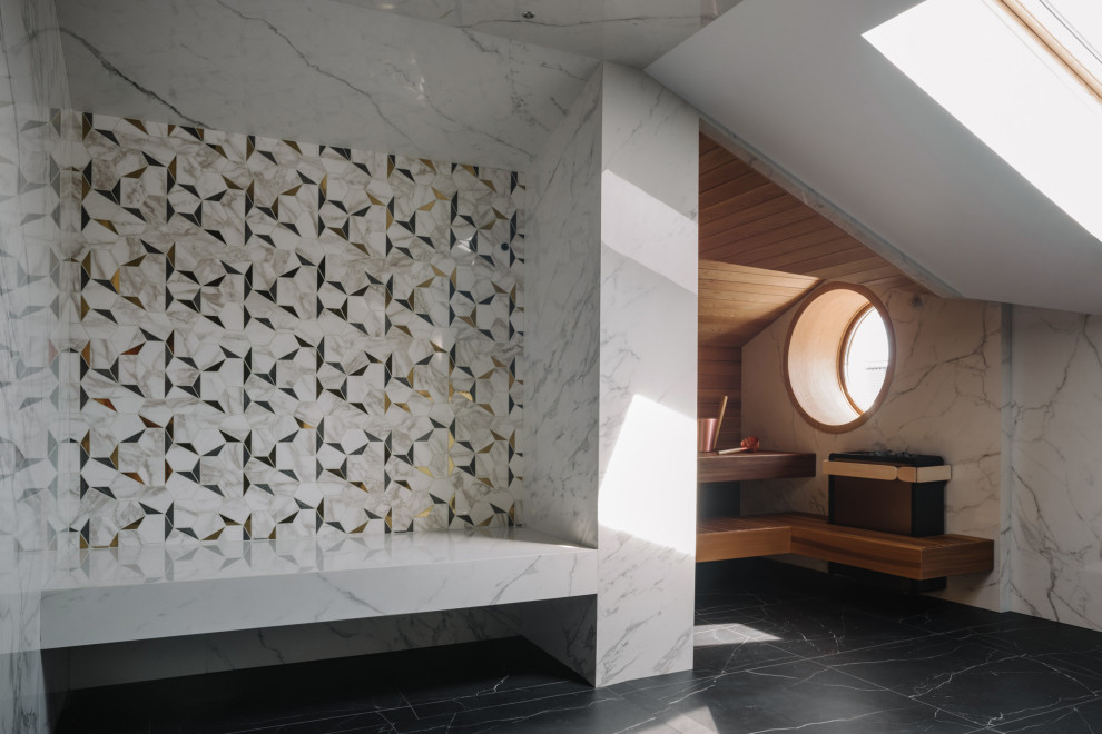 Спа зона на мансардном этаже