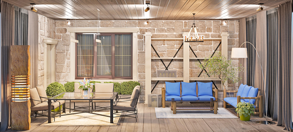 TERRACE IN TALDYKORGAN