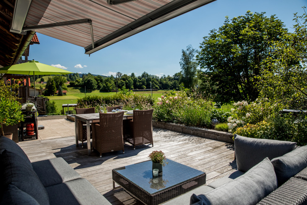 Dachterrasse Landhausstil Terrasse Sonstige von Hübner Gärtner