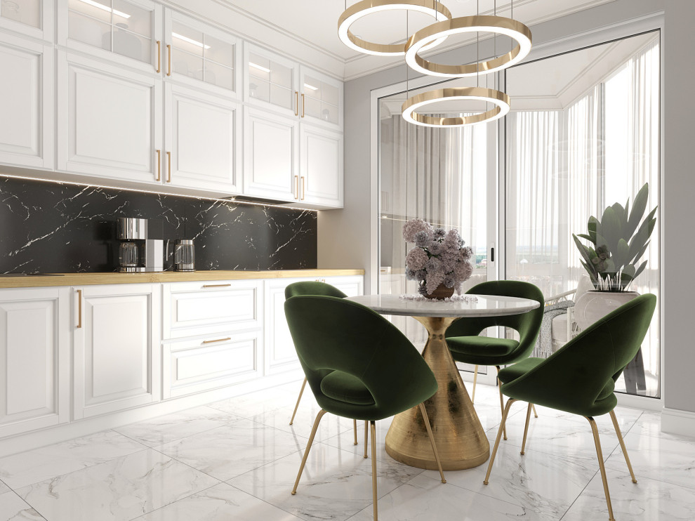 Проект кухни и гостиной