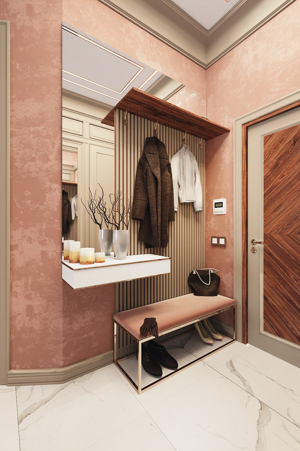 Bilocale elegante in stile  neoclassico