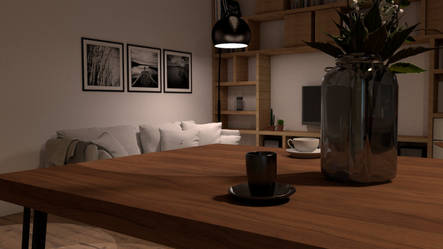 PROJET M industrial-living-room