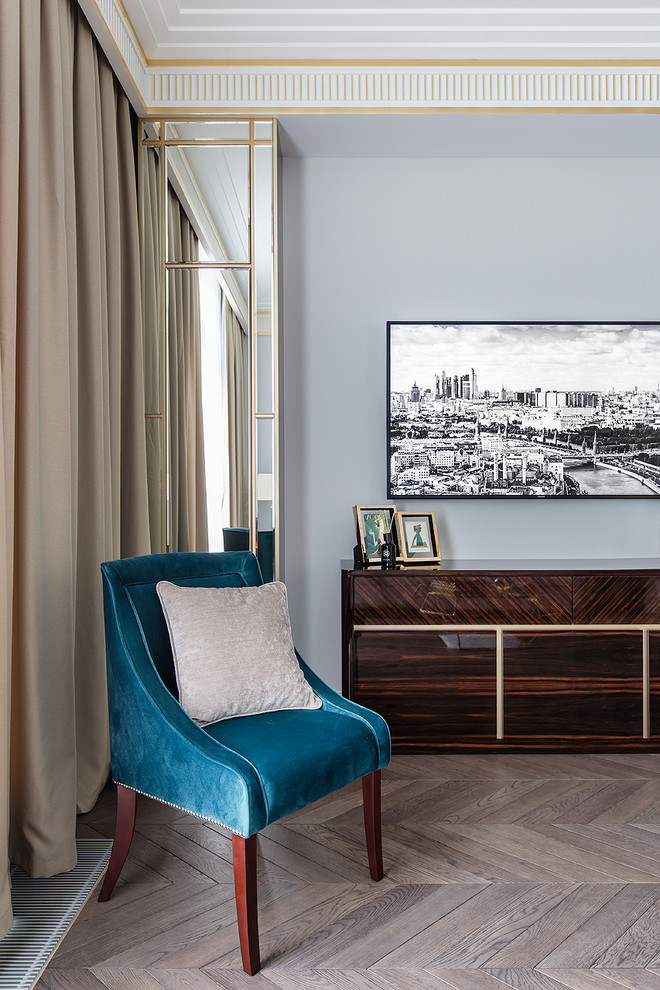 Современная росокшь - квартира в стиле арт-деко в ЖК "BALCHUG RESIDENCE"