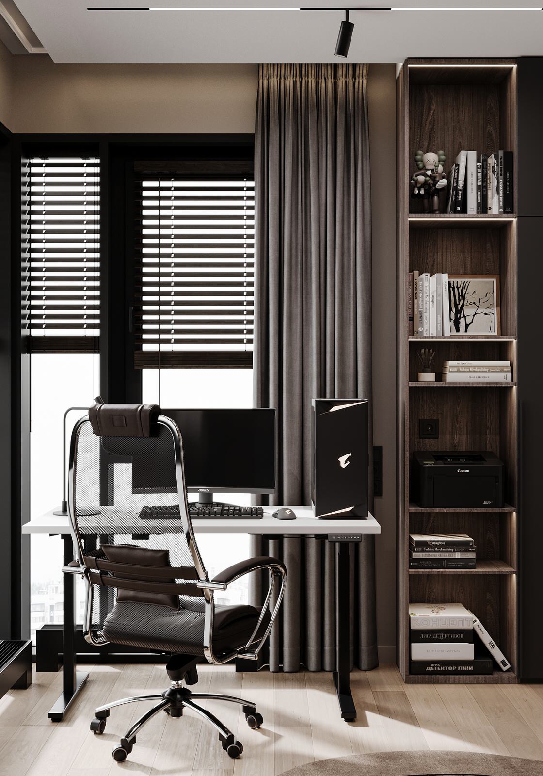 Интерьер квартиры в ЖК "Метрополия"