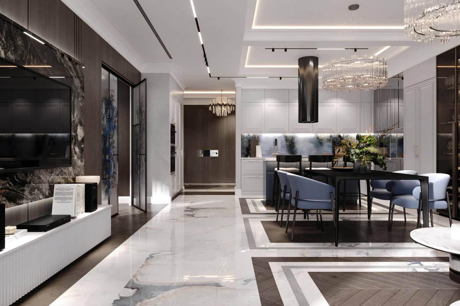 Дизайн и ремонт квартиры в ЖК "Триколор" — Квартира с секретом