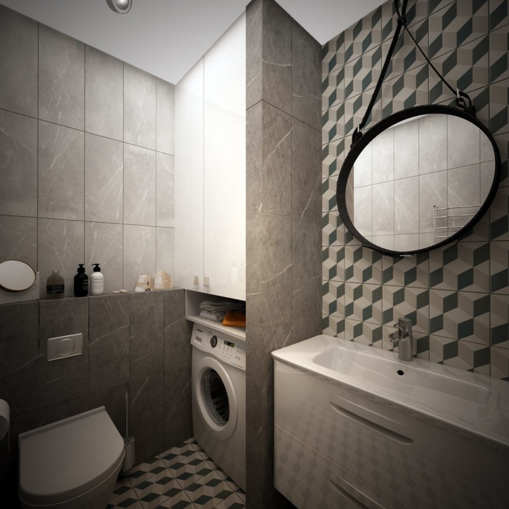 ЖК Акварели. Современный и светлый дизайн проект трехкомнатной квартиры.