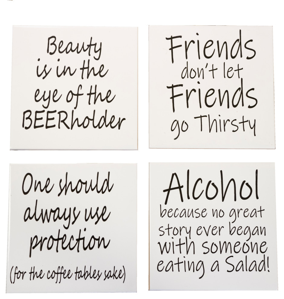 Coffee/Beer Coasters - Set of 4