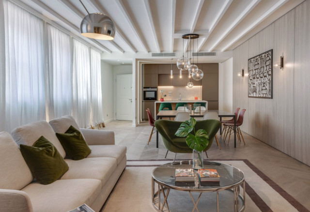 Loft 2 Parioli - Living room, Kitchen contemporary-living-room