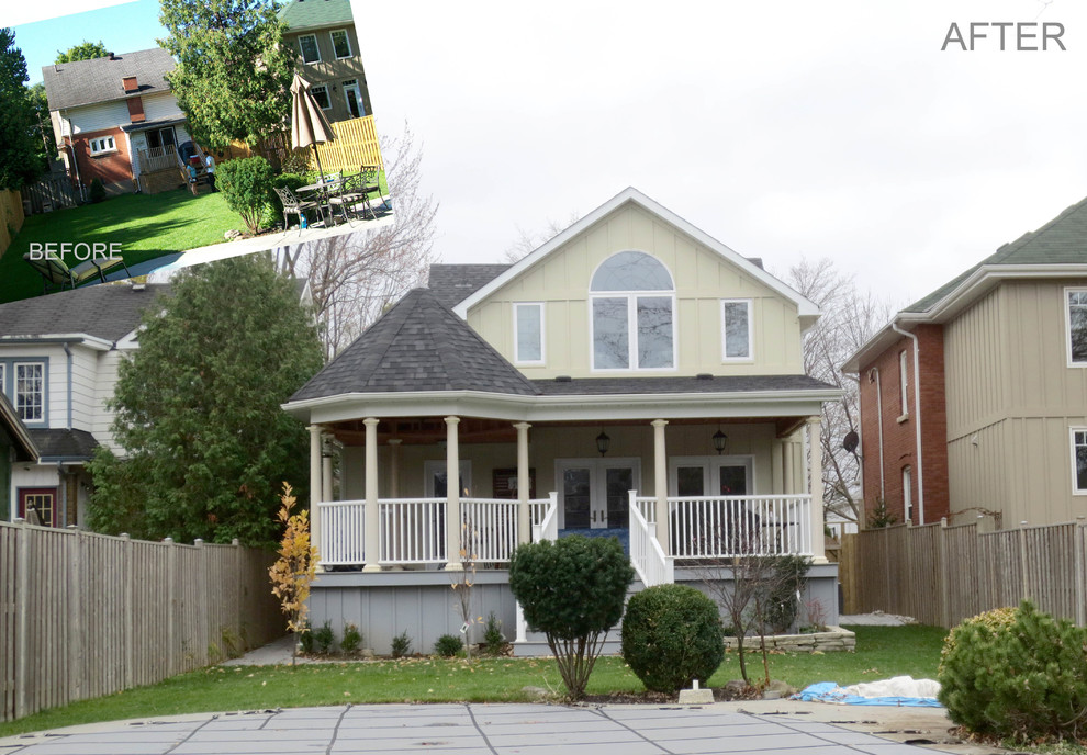 Before & After rear addition