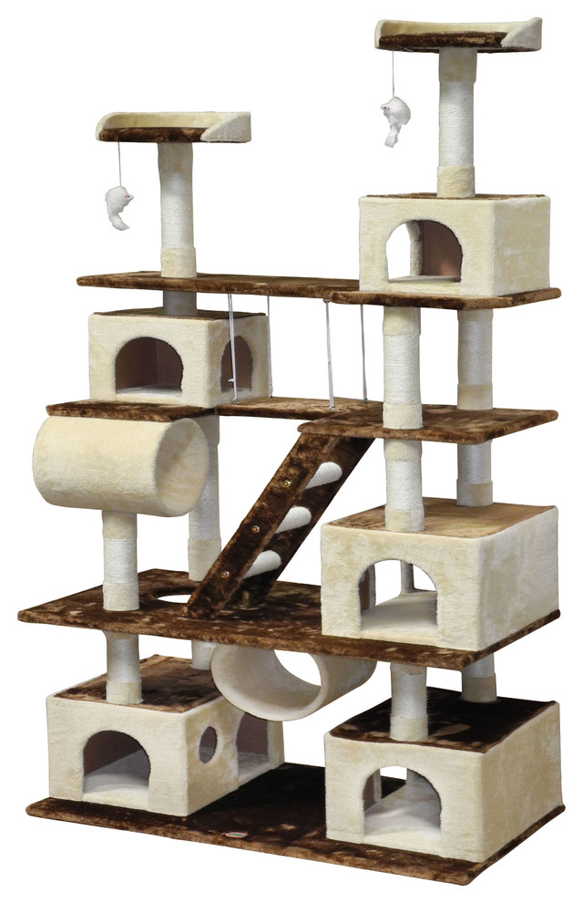 Cat Tree House With Swing