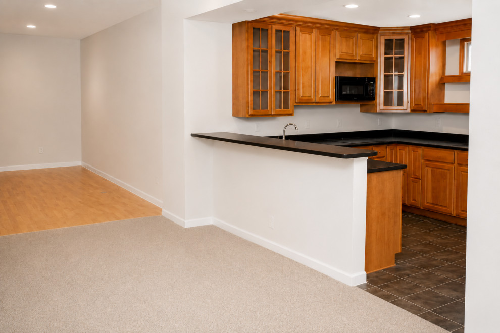Ann Arbor - Finished Basement, Bar, Bathroom, Stone Fireplace & Custom Dry Sauna
