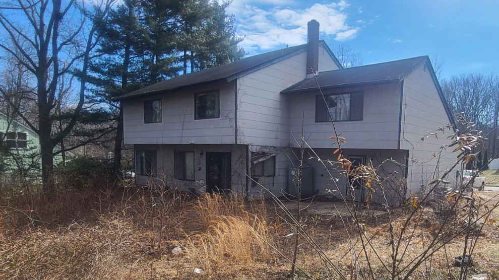 Exterior siding of the house