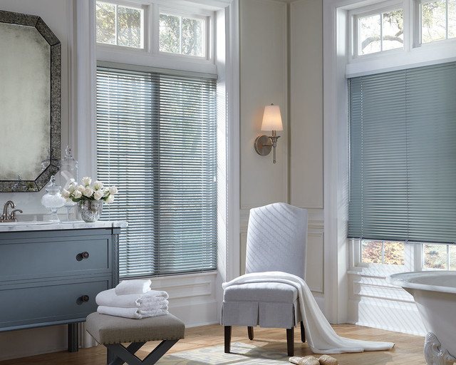 Hunter Douglas transitional-bathroom