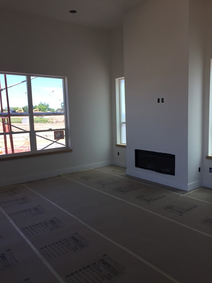 How far across should our mantel go?