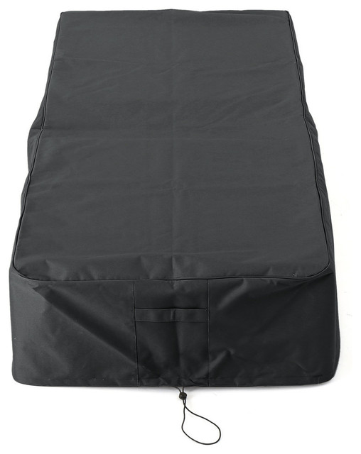 Gdf Studio Charlene Outdoor Waterproof Chaise Lounge Cover Gray Outdoor Waterproof Chaise Lounge Cover