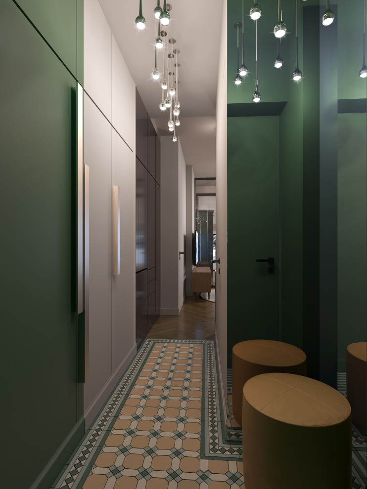 Interior design of a residential flat in The housing complex "Dynasty" at Moscow