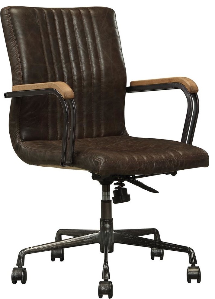 Acme Joslin Executive Office Chair Distress Chocolate