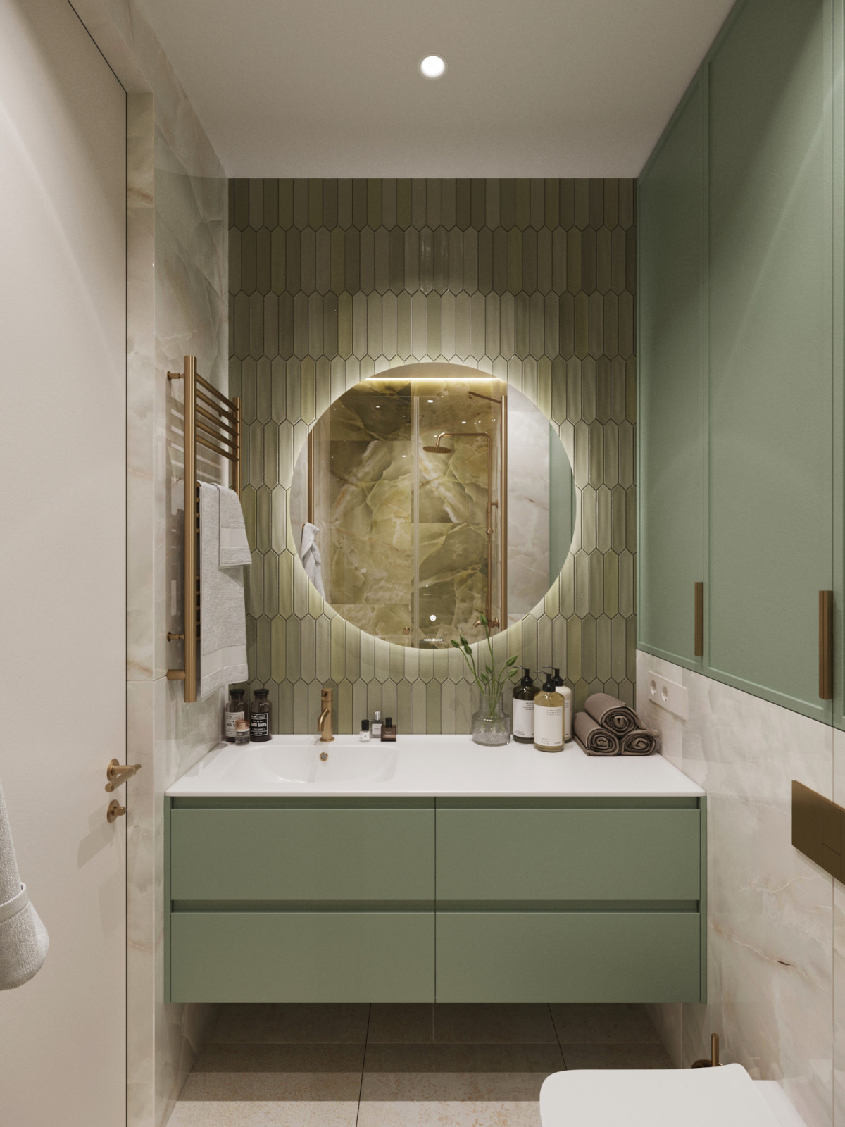 Дизайн-проект евротрехкомнатной квартиры 57 м2