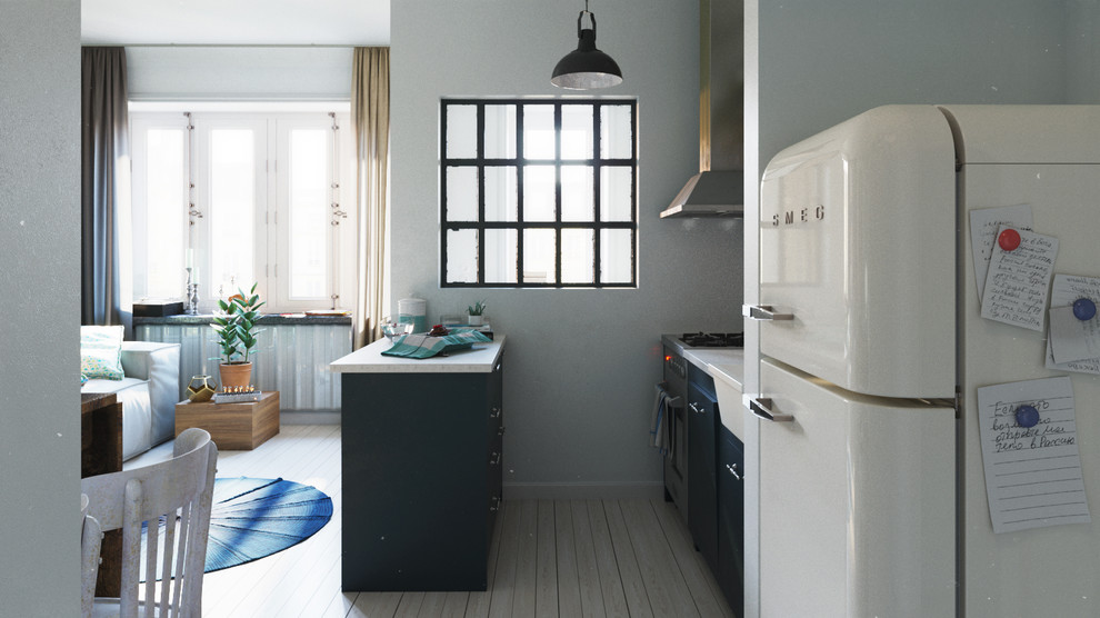 Студия в скандинавском стиле