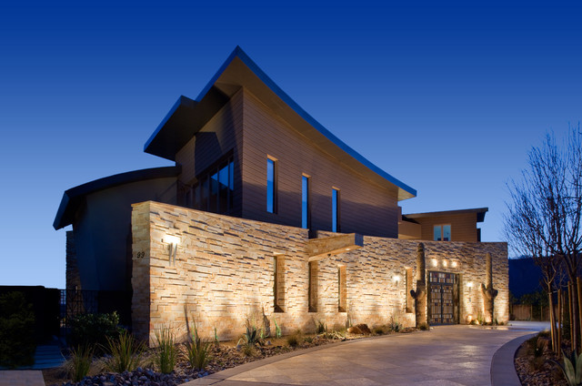 Contemporary modern-haeuser