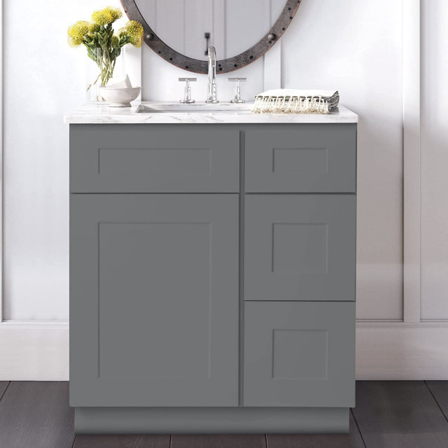 Bathroom Vanity Sink Base and Drawers - Transitional - Bathroom Vanities And Sink Consoles - by ...
